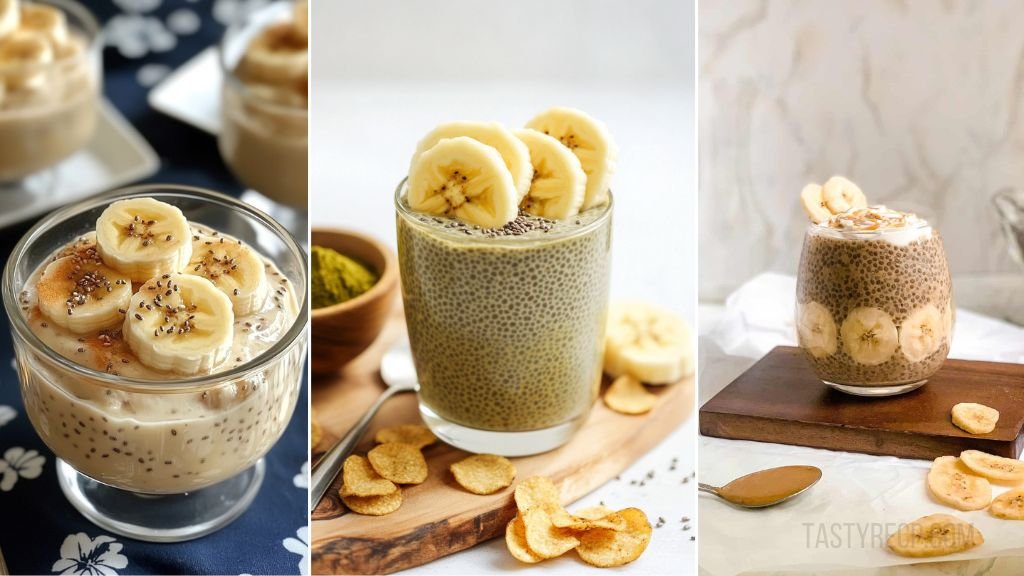 Banana Peanut Butter Chia Seed Pudding
