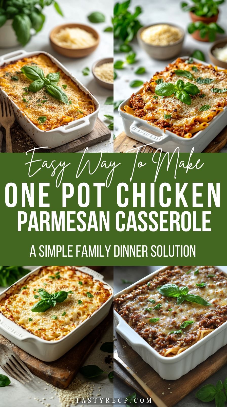 One Pot Chicken Parmesan Casserole