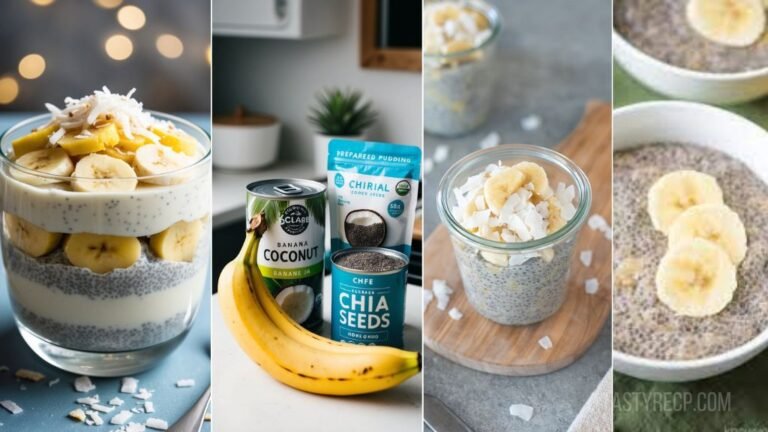 Banana Coconut Milk Chia Seed Pudding